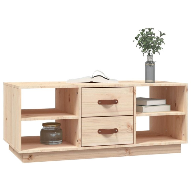 vidaXL Konferenčný stolík 100x50x41 cm borovicový masív