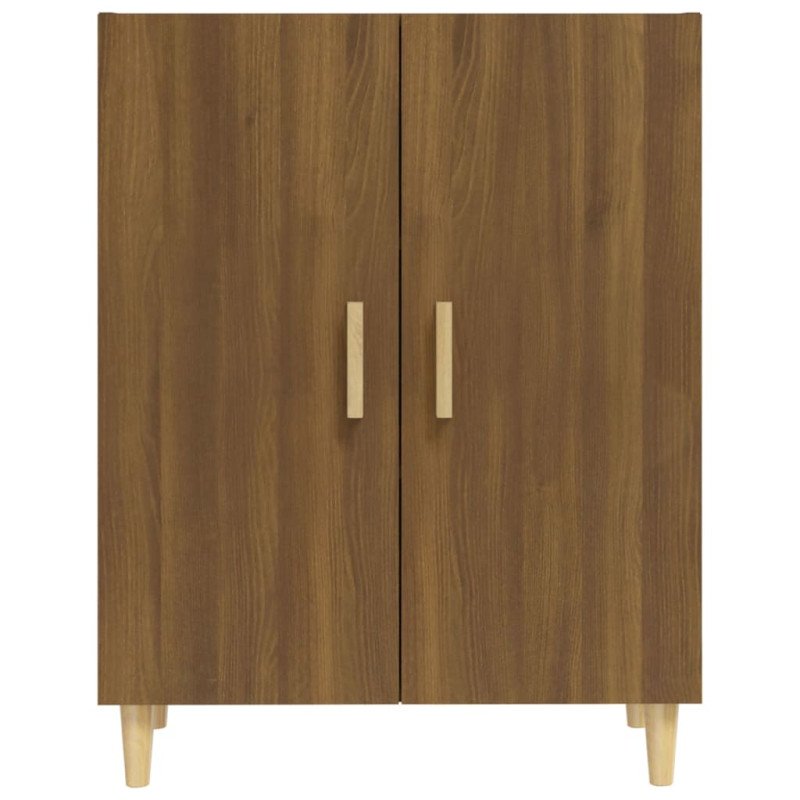 vidaXL Komoda hnedý dub 70x34x90 cm spracované drevo