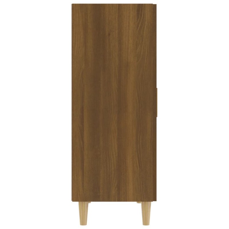 vidaXL Komoda hnedý dub 70x34x90 cm spracované drevo