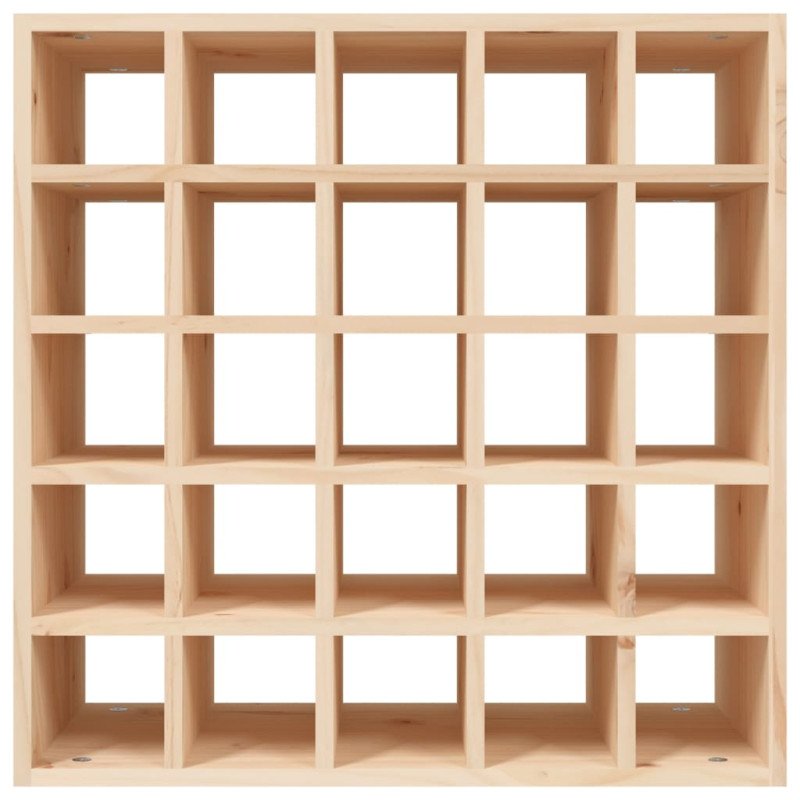 vidaXL Stojan na víno 56x25x56 cm masívna borovica