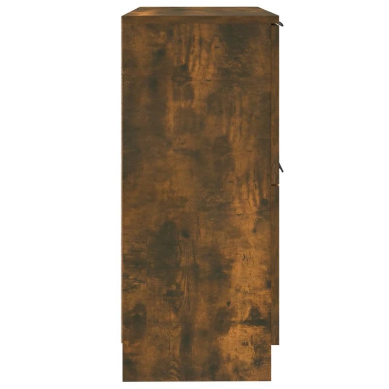 vidaXL Komoda dymový dub 30x30x70 cm spracované drevo