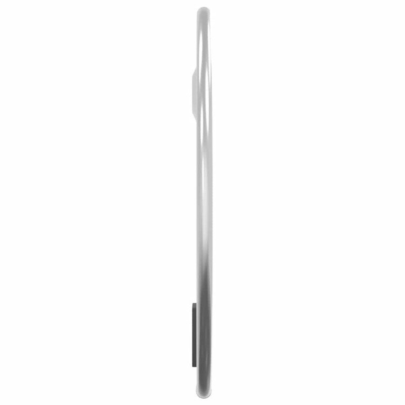 vidaXL Nástenné zrkadlo strieborné Ø 20 cm okrúhle