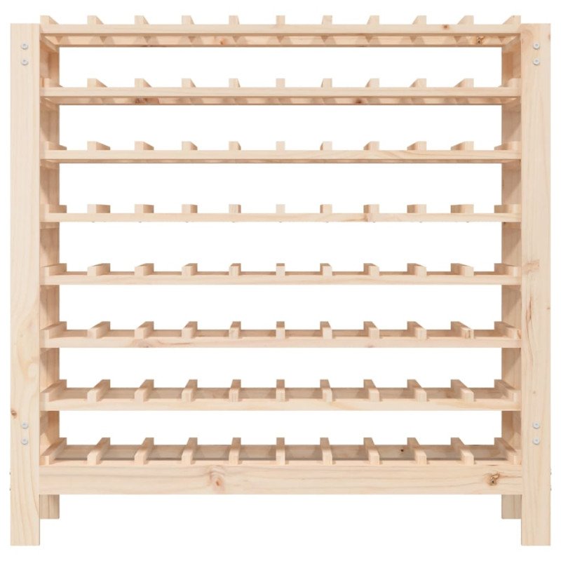 vidaXL Stojan na víno 109,5x30x107,5 cm masívna borovica