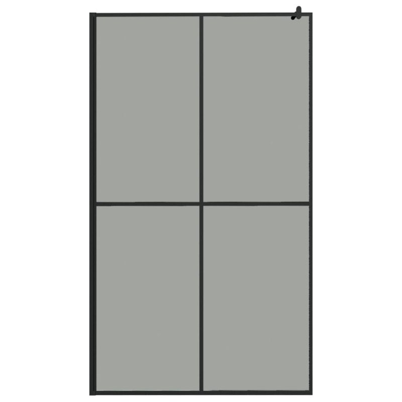 vidaXL Sprchová zástena 118 x 190 cm tmavé tvrdené sklo 