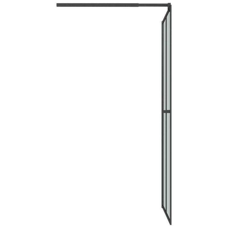 vidaXL Sprchová zástena 118 x 190 cm tmavé tvrdené sklo 