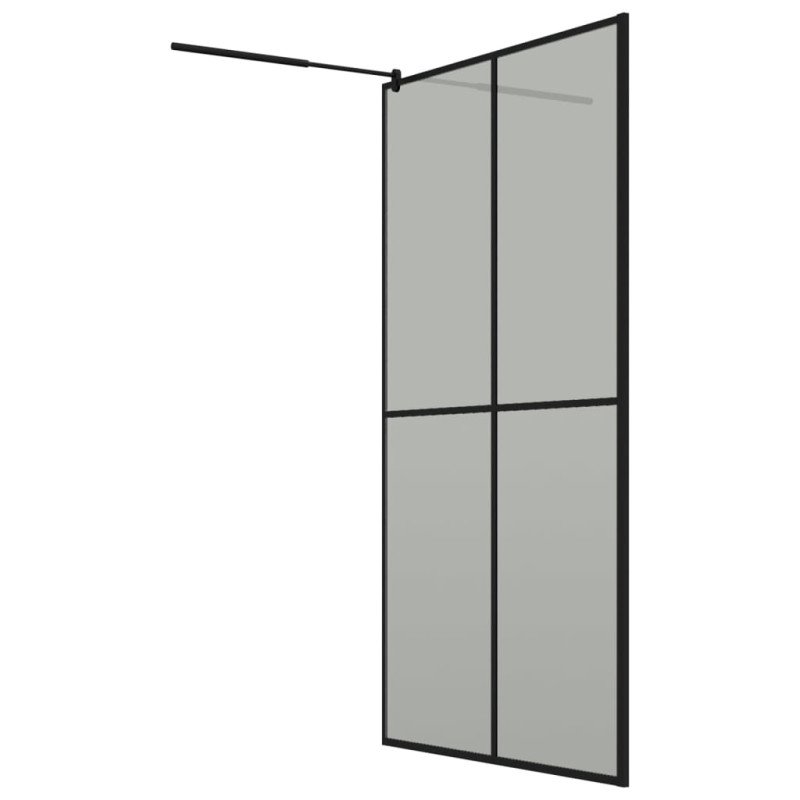 vidaXL Sprchová zástena 118 x 190 cm tmavé tvrdené sklo 
