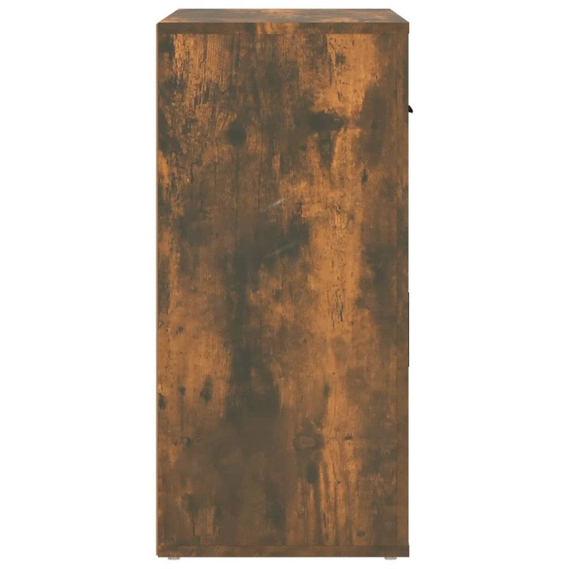 vidaXL Komoda dymový dub 80x33x70 cm spracované drevo