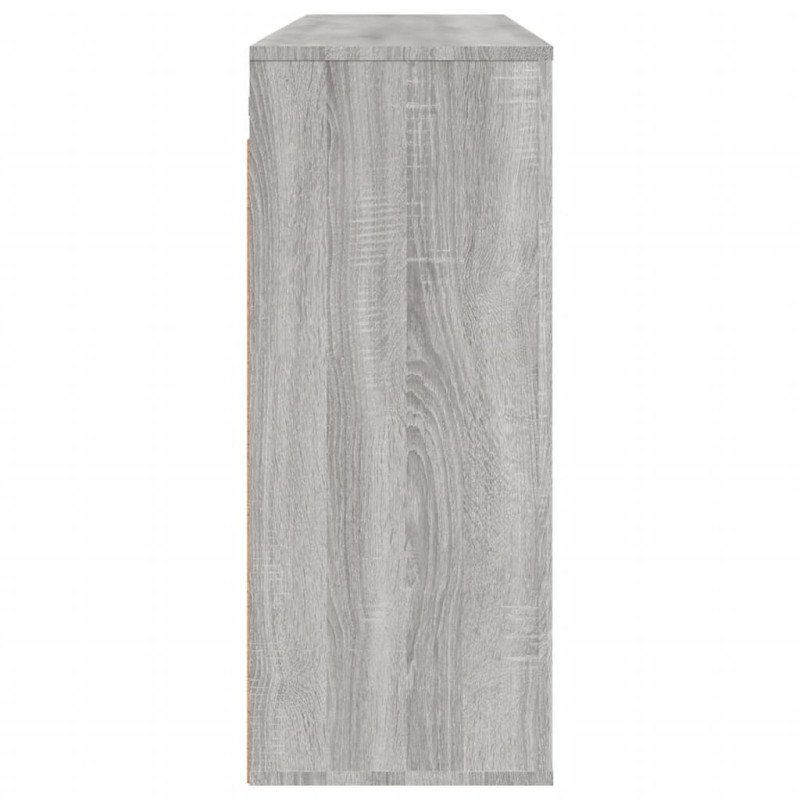 vidaXL Nástenná skrinka sivý dub sonoma 80x33x80 cm spracované drevo
