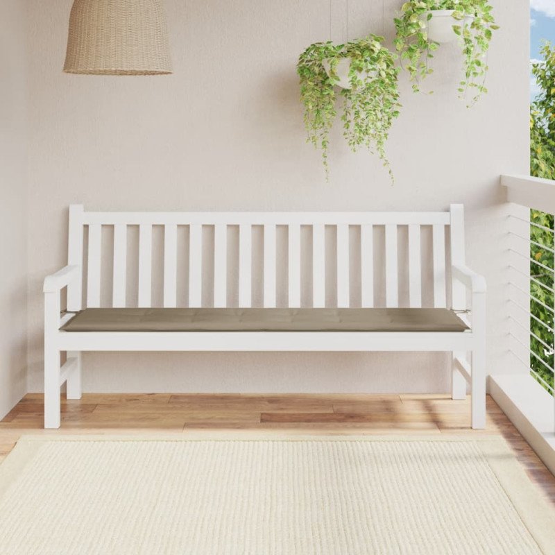 vidaXL Podložka na záhradnú lavičku 180x50x3 cm, oxfordská látka