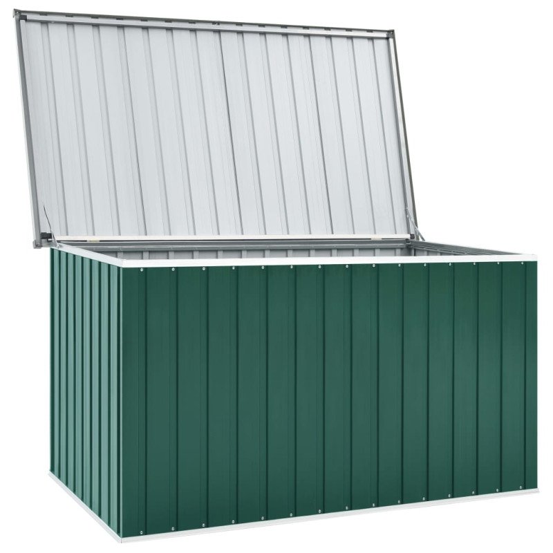 vidaXL Záhradný úložný box zelený 171x99x93 cm