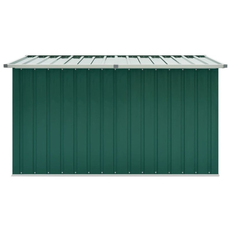 vidaXL Záhradný úložný box zelený 171x99x93 cm