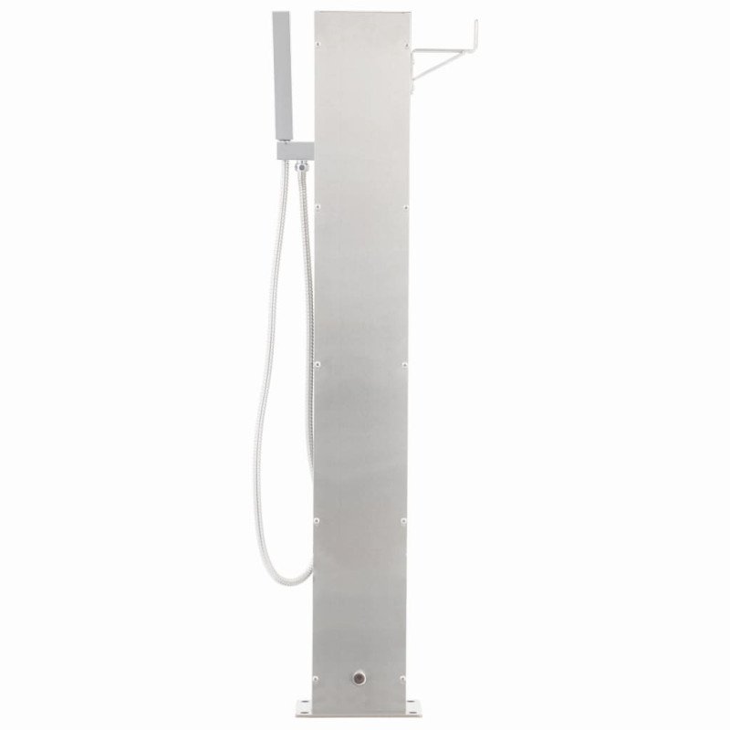 vidaXL Záhradná sprchová batéria 110 cm nehrdzavejúca oceľ