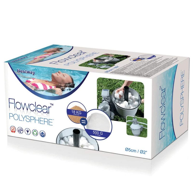 Bestway Flowclear Polysphere Filtračné guličky 500 g 58475