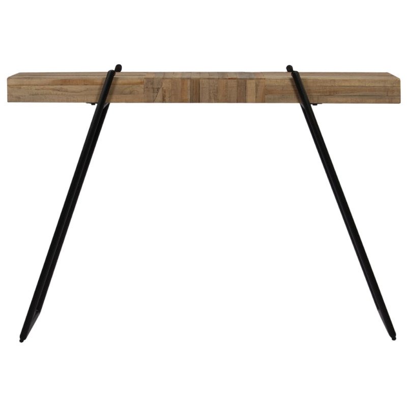 vidaXL Prístavný stolík 120x35x81 cm recyklované teakové drevo