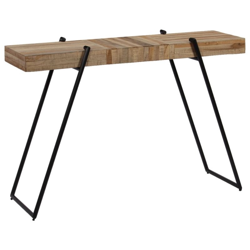 vidaXL Prístavný stolík 120x35x81 cm recyklované teakové drevo