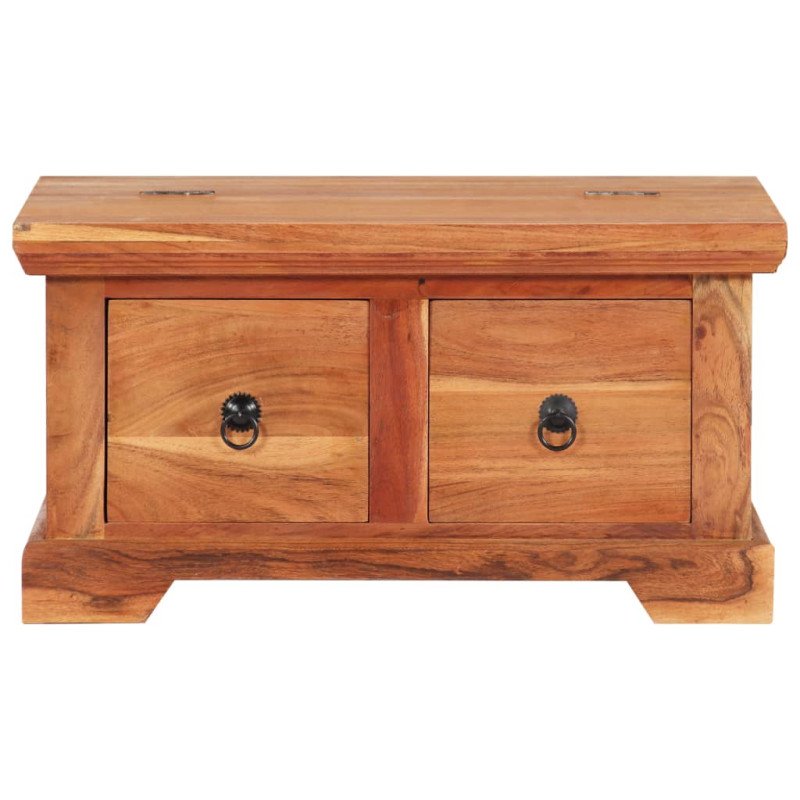 vidaXL Konferenčný stolík 66x70x35 cm akáciový masív