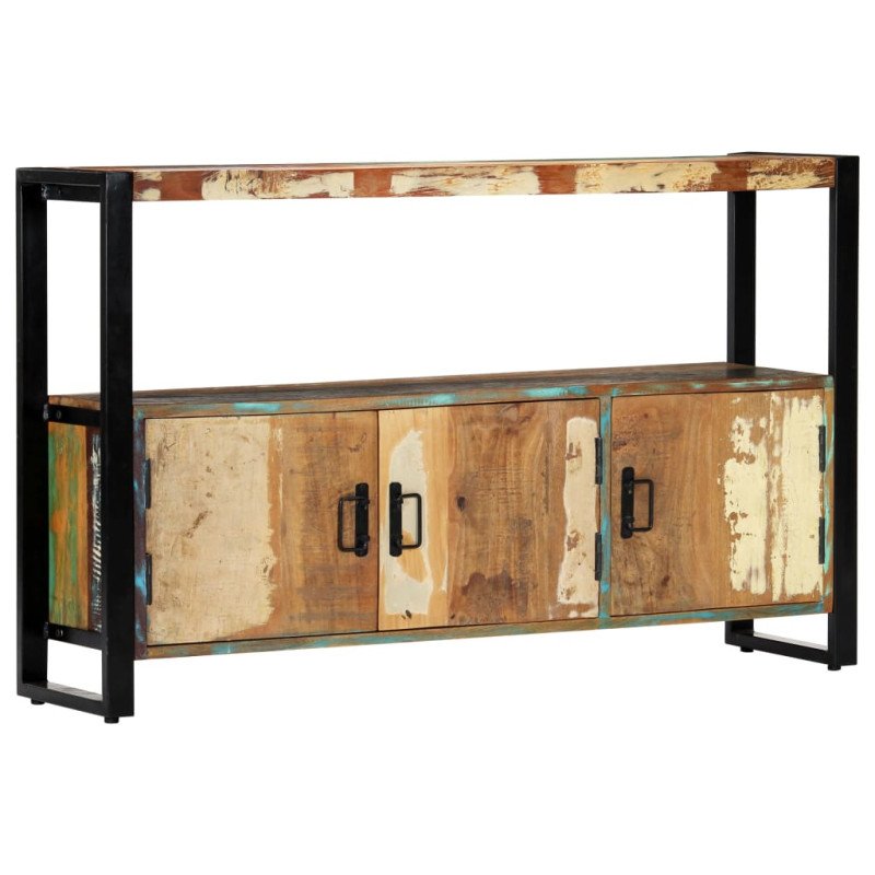 vidaXL Komoda 120x30x75 cm, recyklovaný masív 