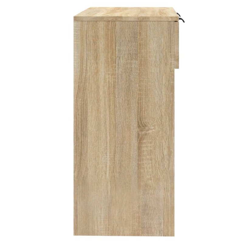 vidaXL Konzolový stolík dub sonoma 90x36x75 cm spracované drevo