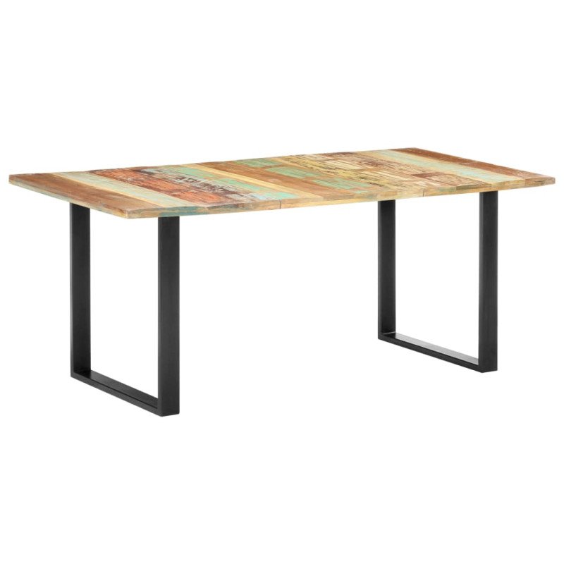 vidaXL Jedálenský stôl 180x90x76 cm, recyklovaný masív