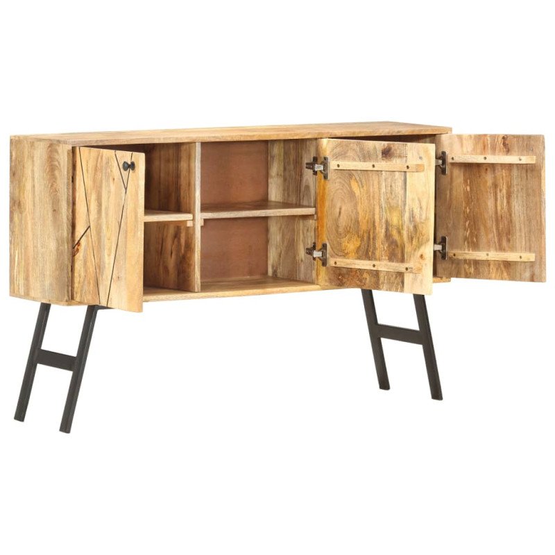 vidaXL Komoda 118x30x75 cm mangovníkový masív