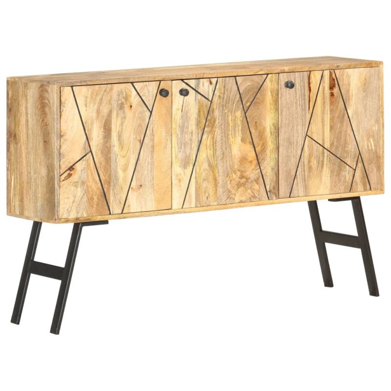 vidaXL Komoda 118x30x75 cm mangovníkový masív