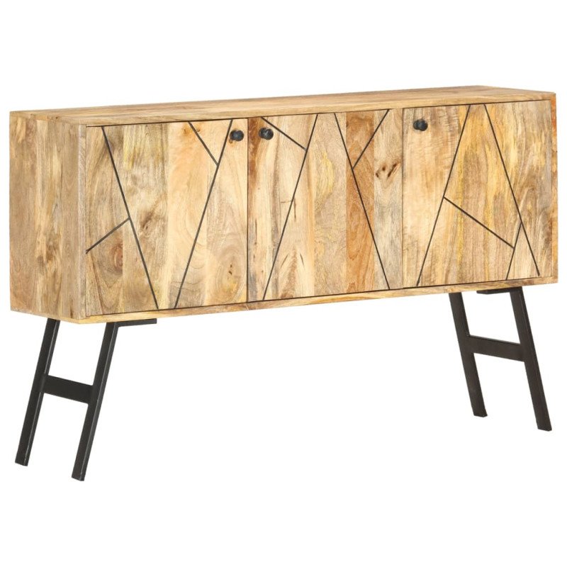 vidaXL Komoda 118x30x75 cm mangovníkový masív