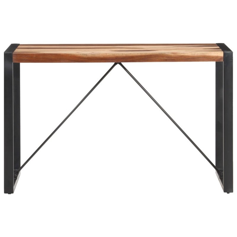 vidaXL Jedálenský stôl 120x60x75 cm masívne drevo so sheeshamovou úpravou