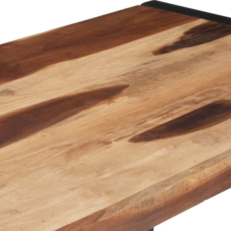 vidaXL Jedálenský stôl 120x60x75 cm masívne drevo so sheeshamovou úpravou