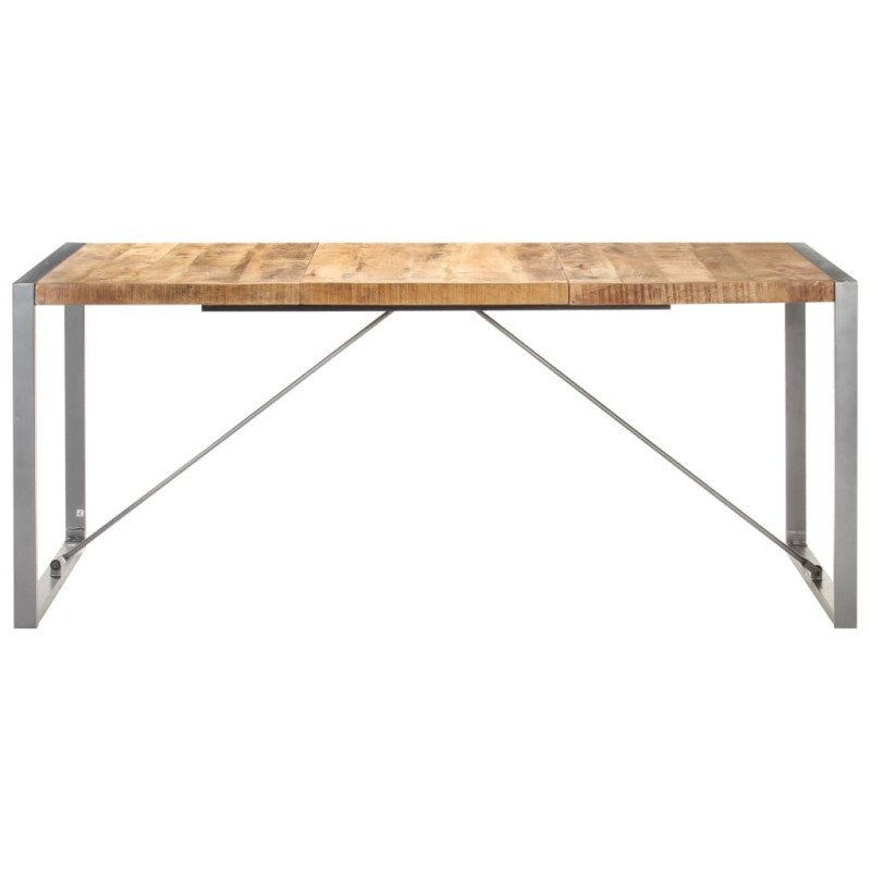 vidaXL Jedálenský stôl 180x90x75 cm masívne surové mangovníkové drevo