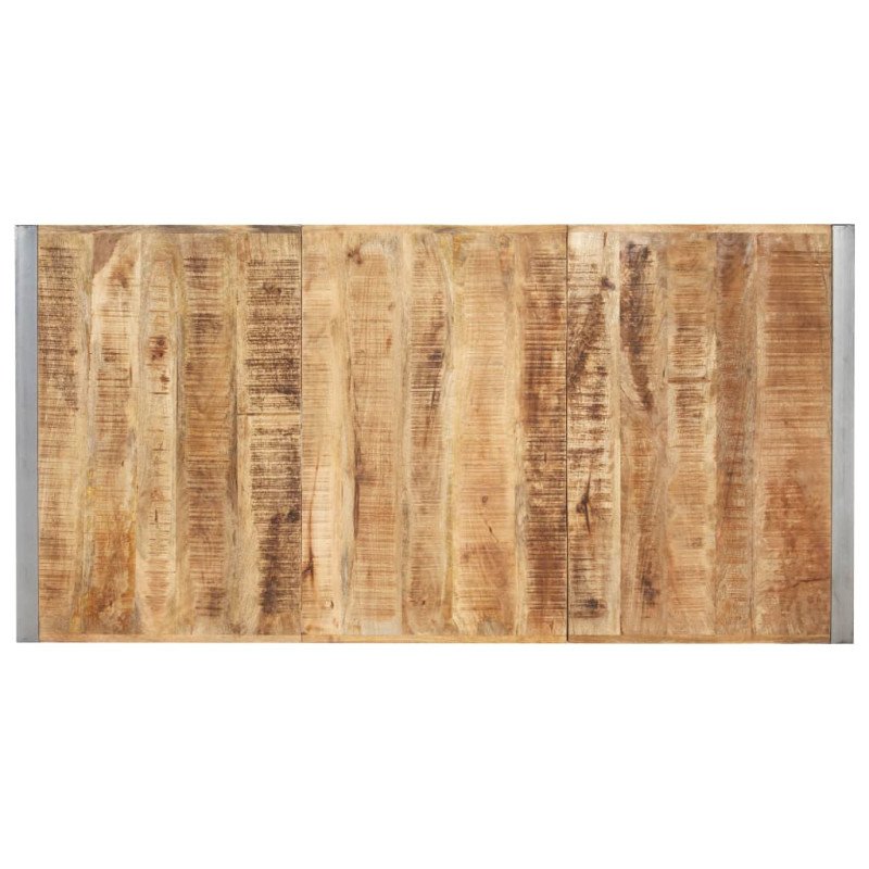 vidaXL Jedálenský stôl 180x90x75 cm masívne surové mangovníkové drevo