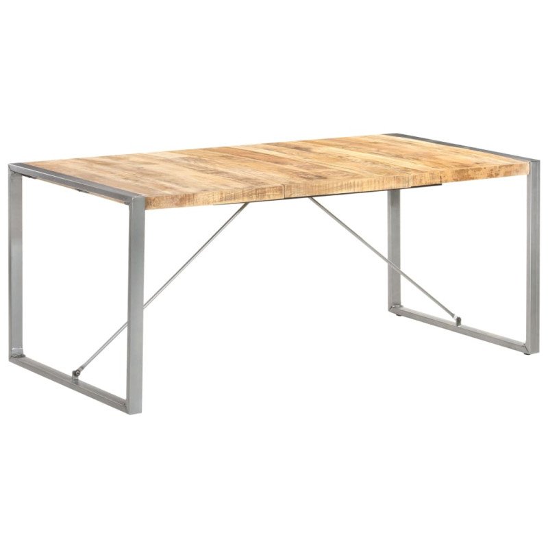 vidaXL Jedálenský stôl 180x90x75 cm masívne surové mangovníkové drevo