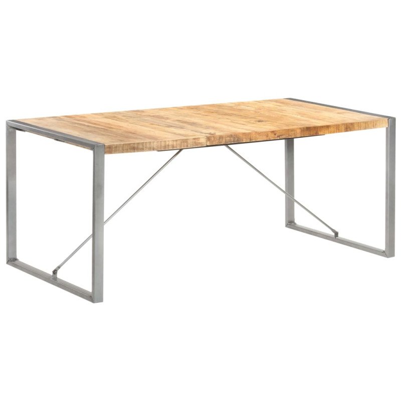 vidaXL Jedálenský stôl 180x90x75 cm masívne surové mangovníkové drevo