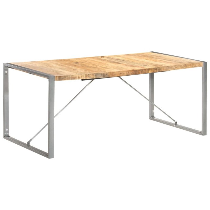 vidaXL Jedálenský stôl 180x90x75 cm masívne surové mangovníkové drevo