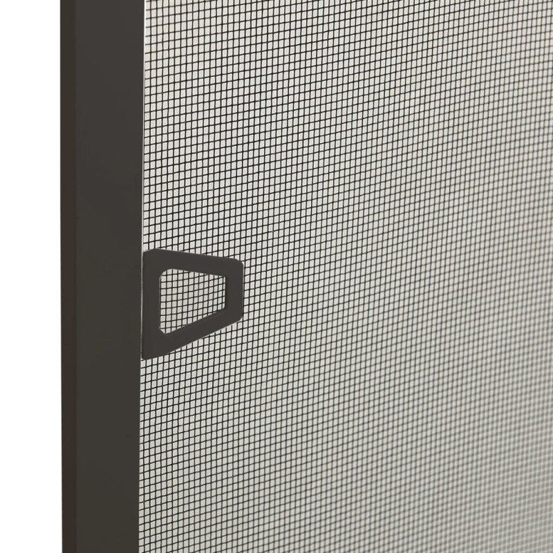 vidaXL Okenná sieťka proti hmyzu antracitová 80x100 cm