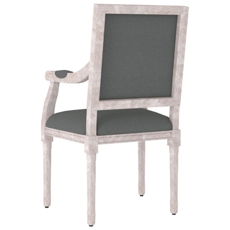 vidaXL Kreslo tmavosivé 54x59x99 cm látka