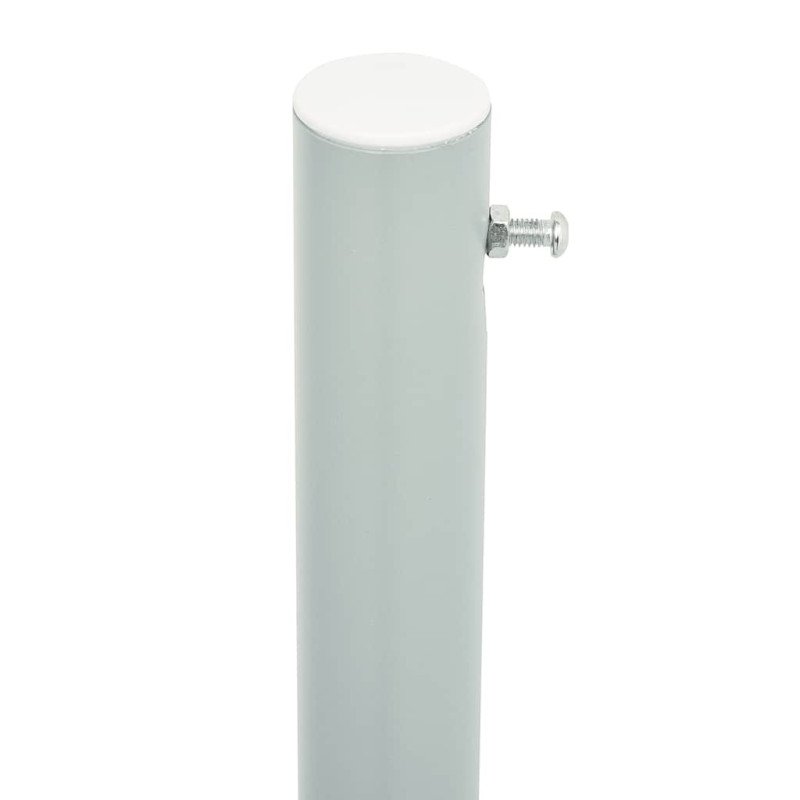 vidaXL Zaťahovacia bočná markíza na terasu 117x600 cm krémová