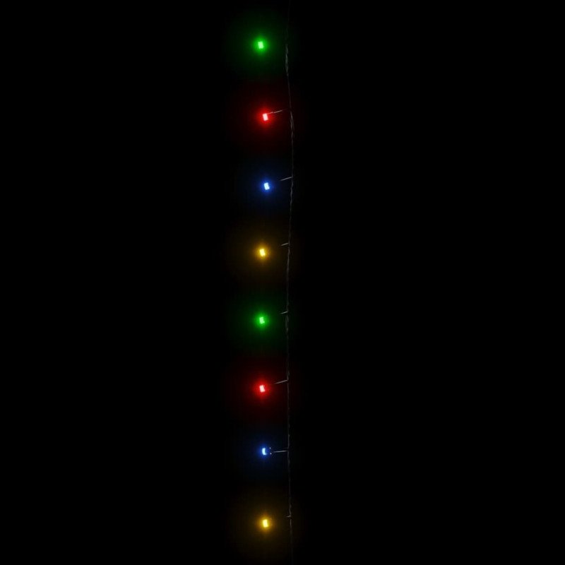 vidaXL LED reťaz, 300 diód, farebná 30 m, PVC
