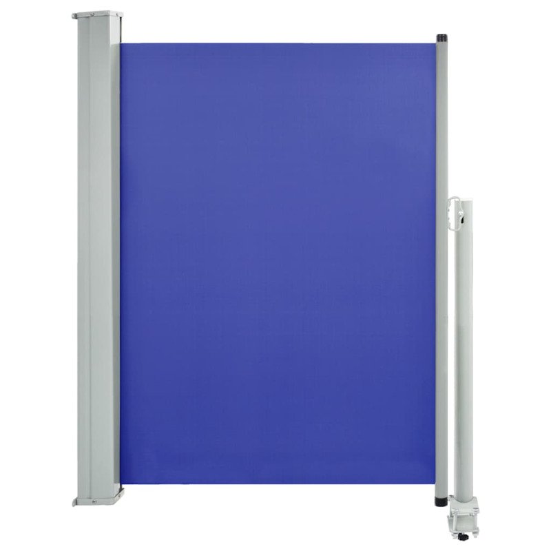 vidaXL Zaťahovacia bočná markíza na terasu 100x300 cm, modrá
