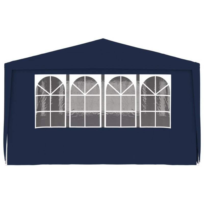vidaXL Profesionálny párty stan+bočné steny 4x6 m, modrý 90 g/m²