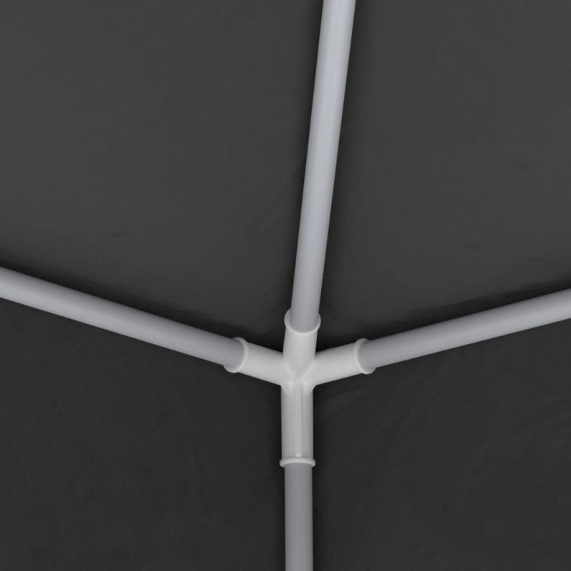 vidaXL Profesionálny párty stan+bočné steny 4x6 m, antracitový 90 g/m²