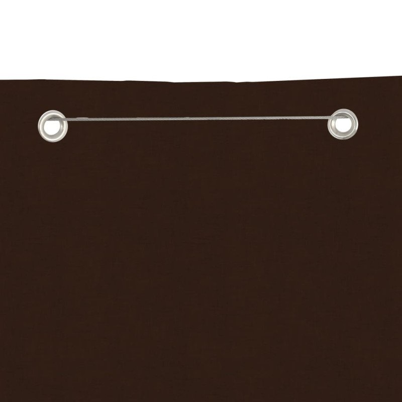 vidaXL Balkónová markíza hnedá 120x240 cm oxfordská látka