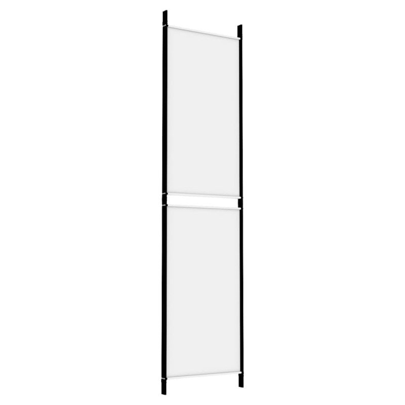 vidaXL 3-panelový paraván biely 150x200 cm látkový