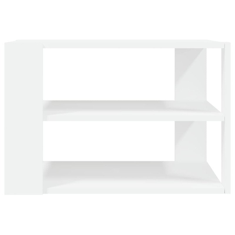 vidaXL Konferenčný stolík biely 59,5x59,5x40 cm kompozitné drevo