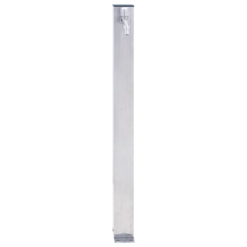 vidaXL Záhradný vodný stĺpik 60 cm nehrdzavejúca oceľ štvorcový