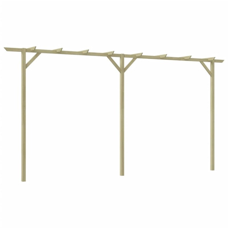 vidaXL Záhradná pergola 400x40x205 cm, drevo
