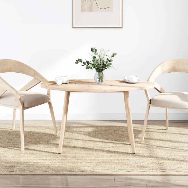 vidaXL Stolová doska 110x55x2,5 cm, borovicový masív, oválna