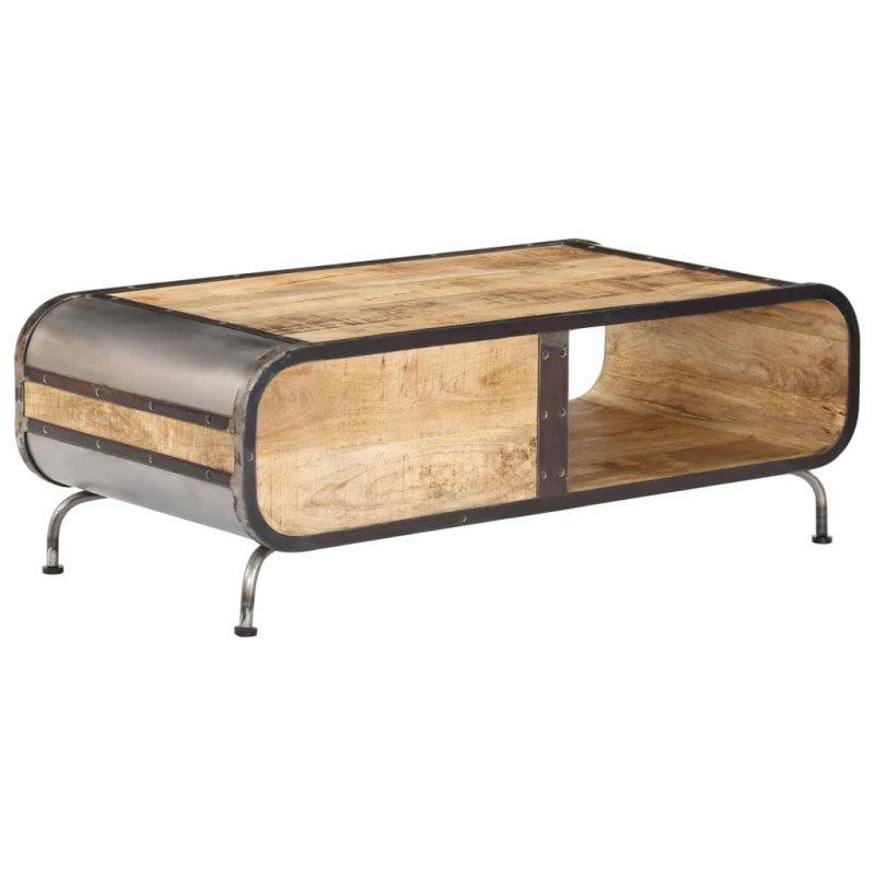 vidaXL Konferenčný stolík 100x50x35 cm masívne mangovníkové drevo