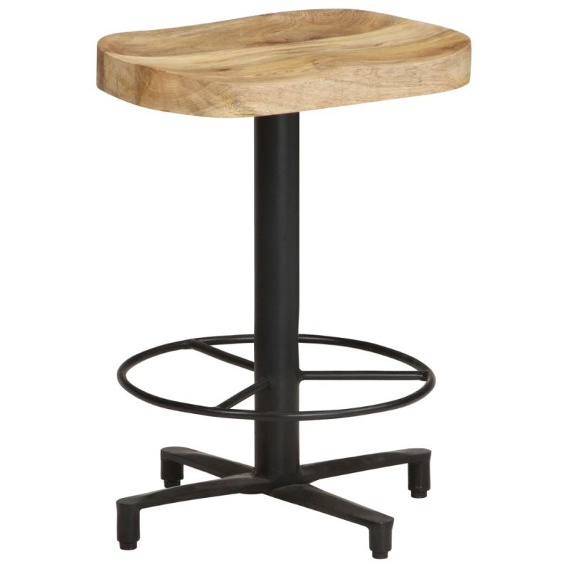 vidaXL Barové stoličky 2 ks 52 cm mangovníkový masív