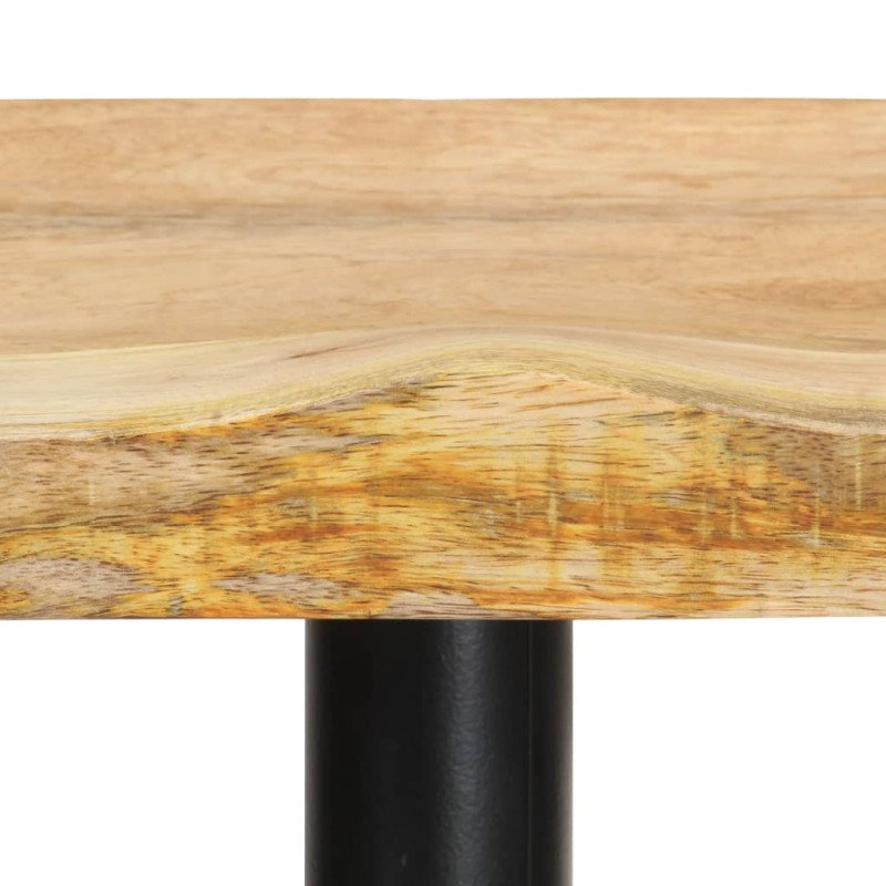 vidaXL Barové stoličky 2 ks 52 cm mangovníkový masív