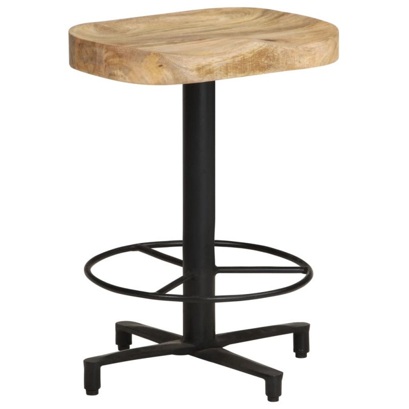 vidaXL Barové stoličky 2 ks 52 cm mangovníkový masív